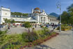 Kurhaus und Kurpromenade in Meran